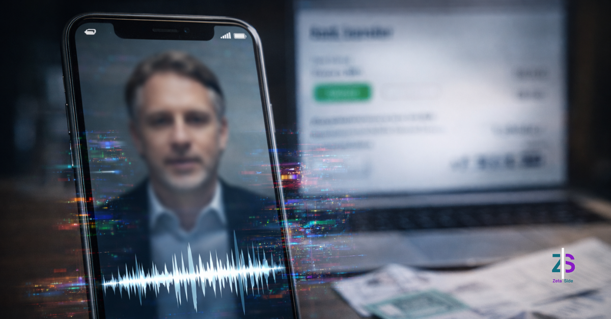 deepfake - Zoom Out lab Truffe deepfake con voce clonata e videochiamata falsa su smartphone